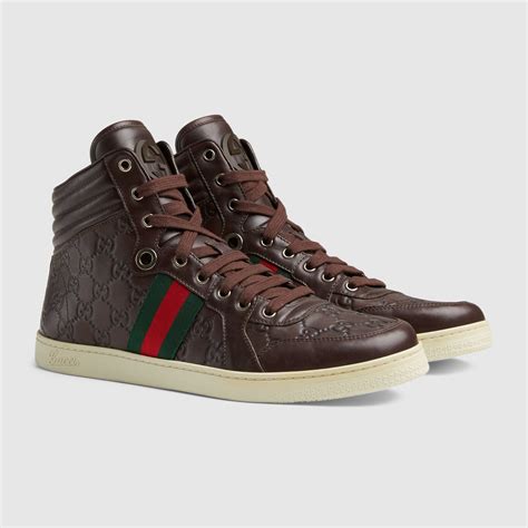 gucci hightop shoes|Gucci high top sneakers men's.